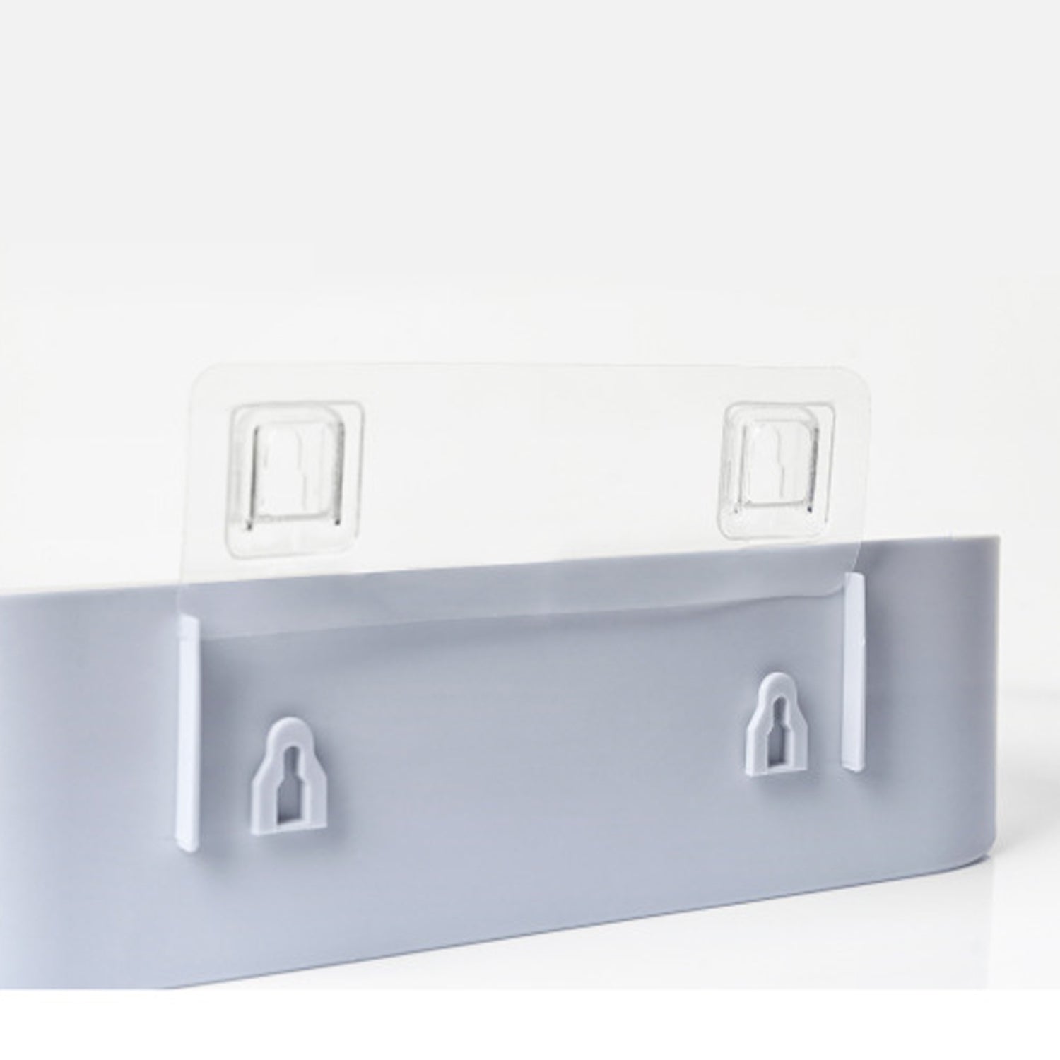 4058 Multipurpose Bathroom Kitchen Shelf Plastic Wall Storage Organizer with 6 Hooks Without Drill self Adhesive and Magic Sticker DeoDap 4058 Multipurpose Bathroom Kitchen Shelf Plastic Wall Storage Organizer with 6 Hooks Without Drill self Adhesive and Magic Sticker DeoDap